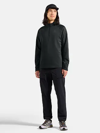 ODLO | Herren Unterzieh Zipshirt Besso Mid Layer | schwarz